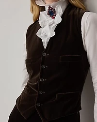 Jaiden Stretch Velvet Vest