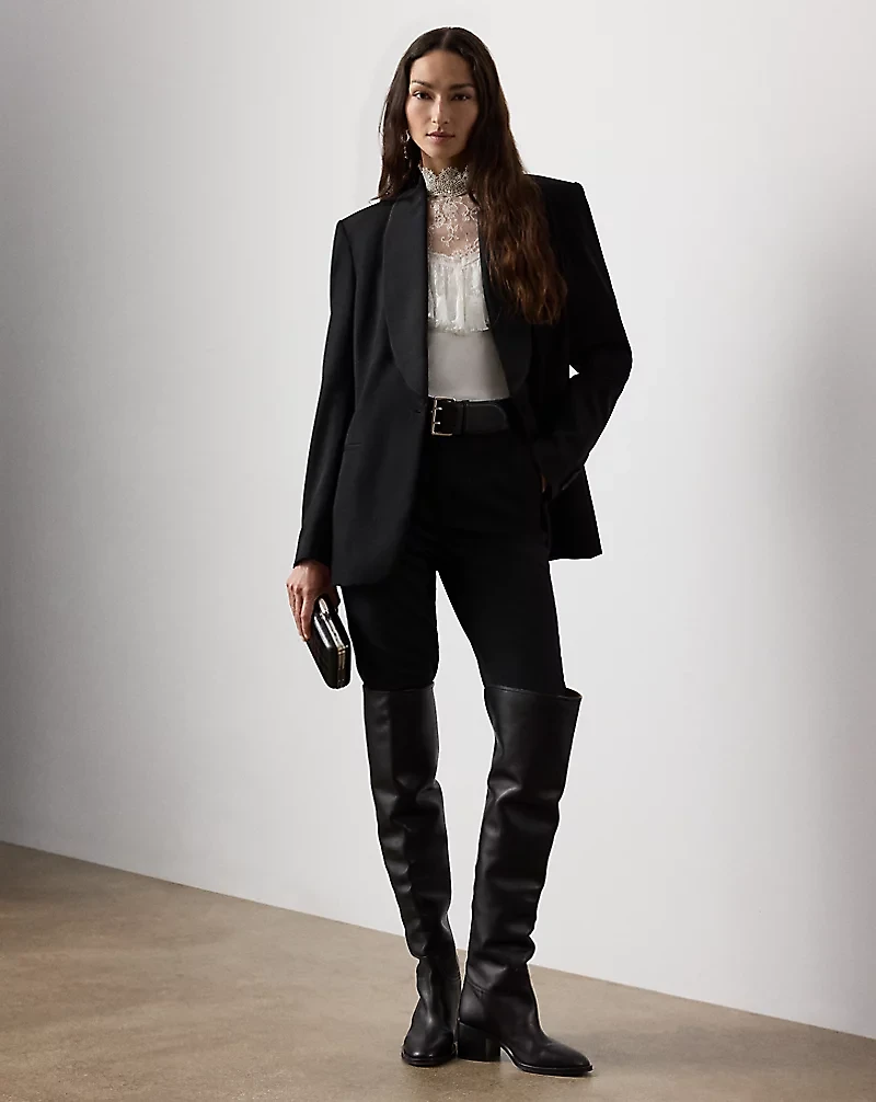 Sutton Grain De Poudre Tuxedo Jacket