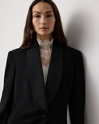 Sutton Grain De Poudre Tuxedo Jacket