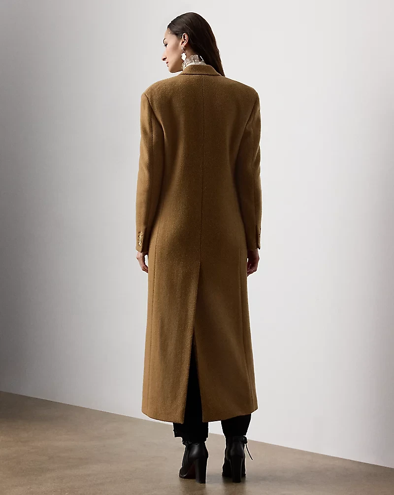 Amory Wool Herringbone Coat