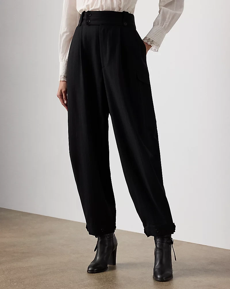 Houston Chalk-Stripe Flannel Pant