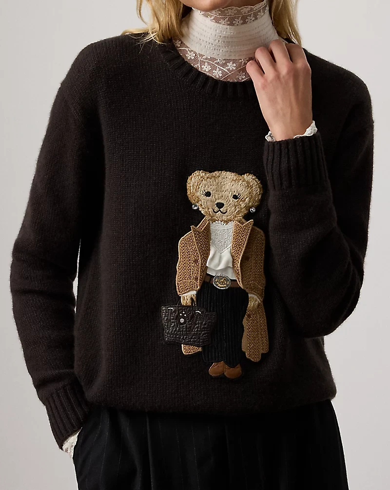 Fall Polo Bear Cashmere Sweater