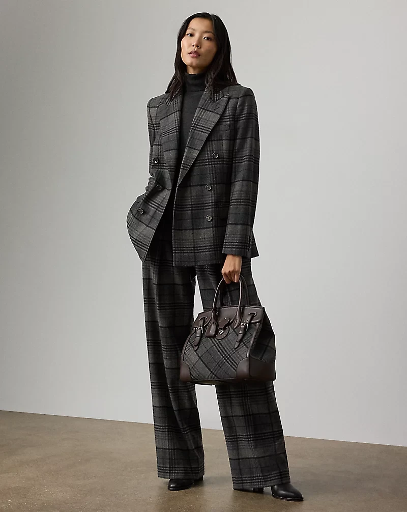 Jody Plaid Wool Pant