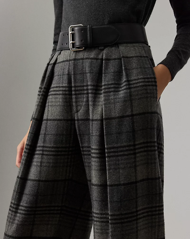 Jody Plaid Wool Pant