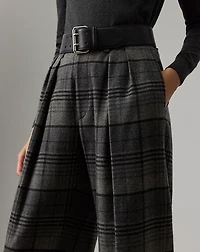 Jody Plaid Wool Pant