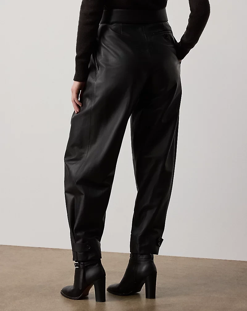 Jeanne Lambskin Pant
