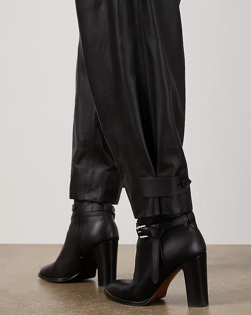 Jeanne Lambskin Pant