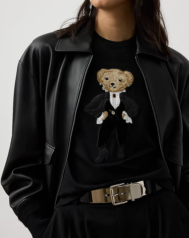 Holiday Polo Bear Cotton Tee