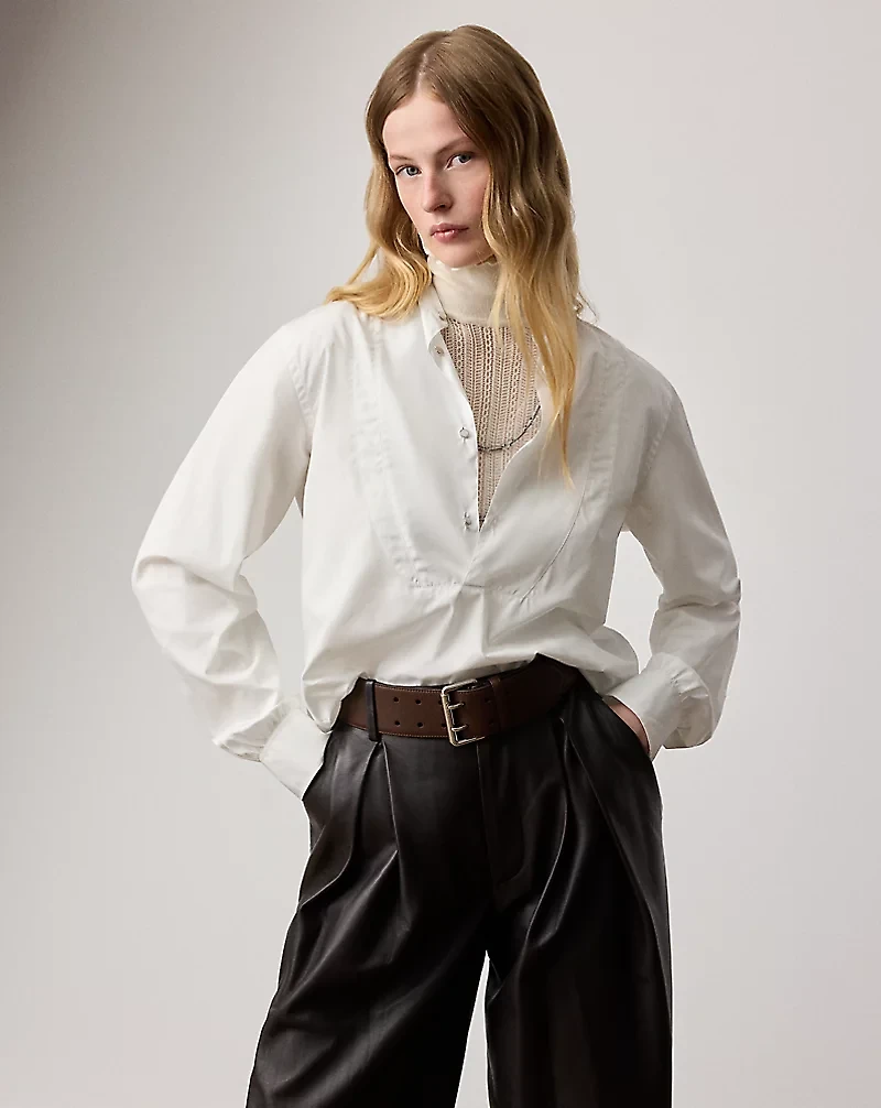 Abbie Cotton Broadcloth Blouse