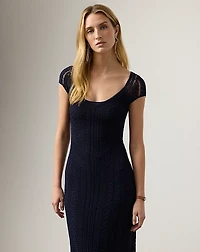 Crosley Hand-Crocheted Silk Day Dress