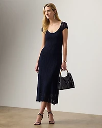 Crosley Hand-Crocheted Silk Day Dress