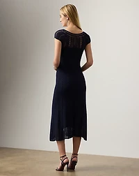 Crosley Hand-Crocheted Silk Day Dress