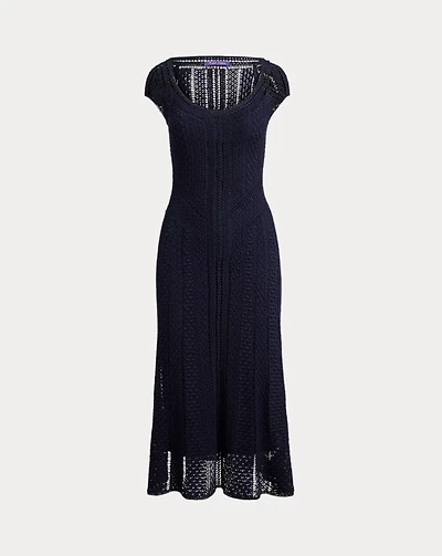 Crosley Hand-Crocheted Silk Day Dress