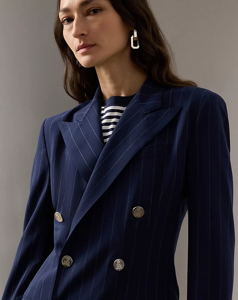 Camden Striped Wool Day Dress