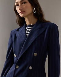 Camden Striped Wool Day Dress