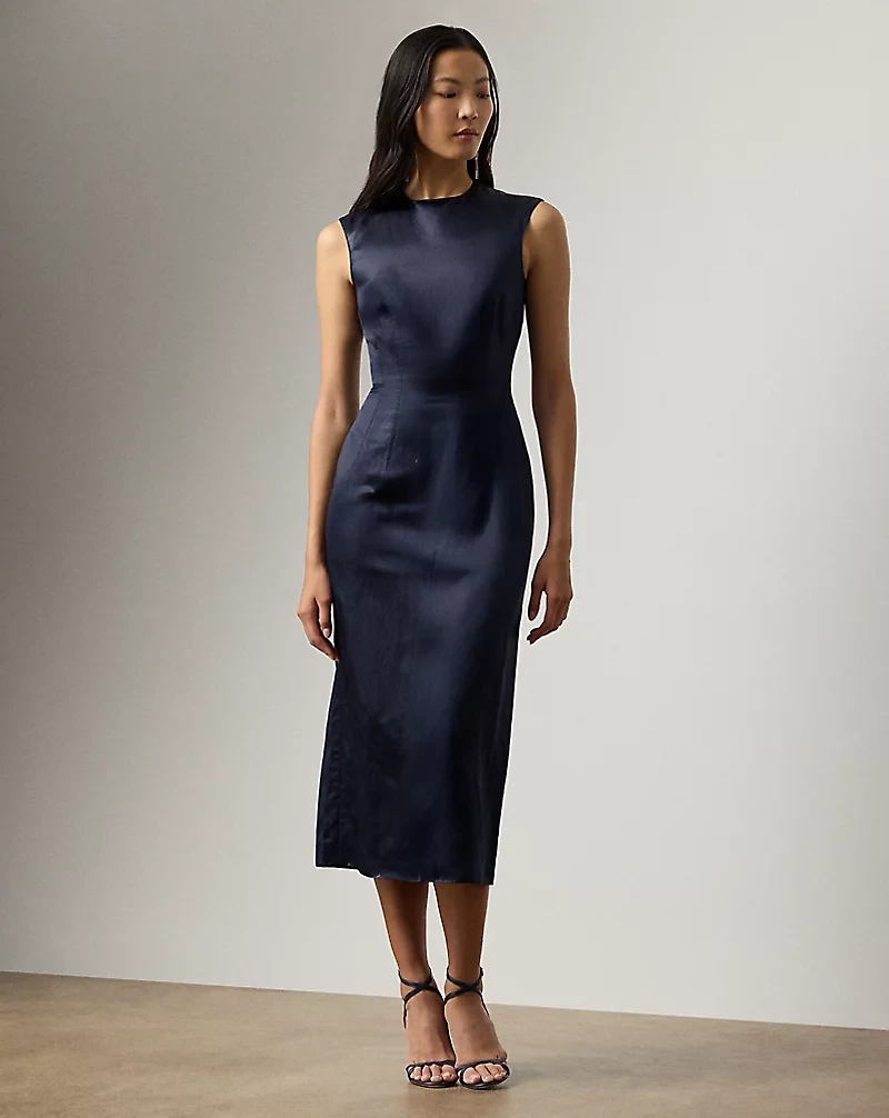 Vlada Lacquered Cocktail Dress
