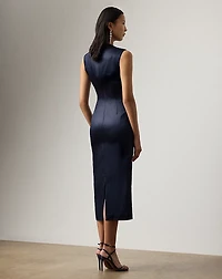 Vlada Lacquered Cocktail Dress