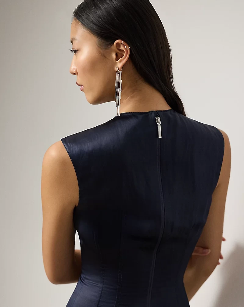 Vlada Lacquered Cocktail Dress