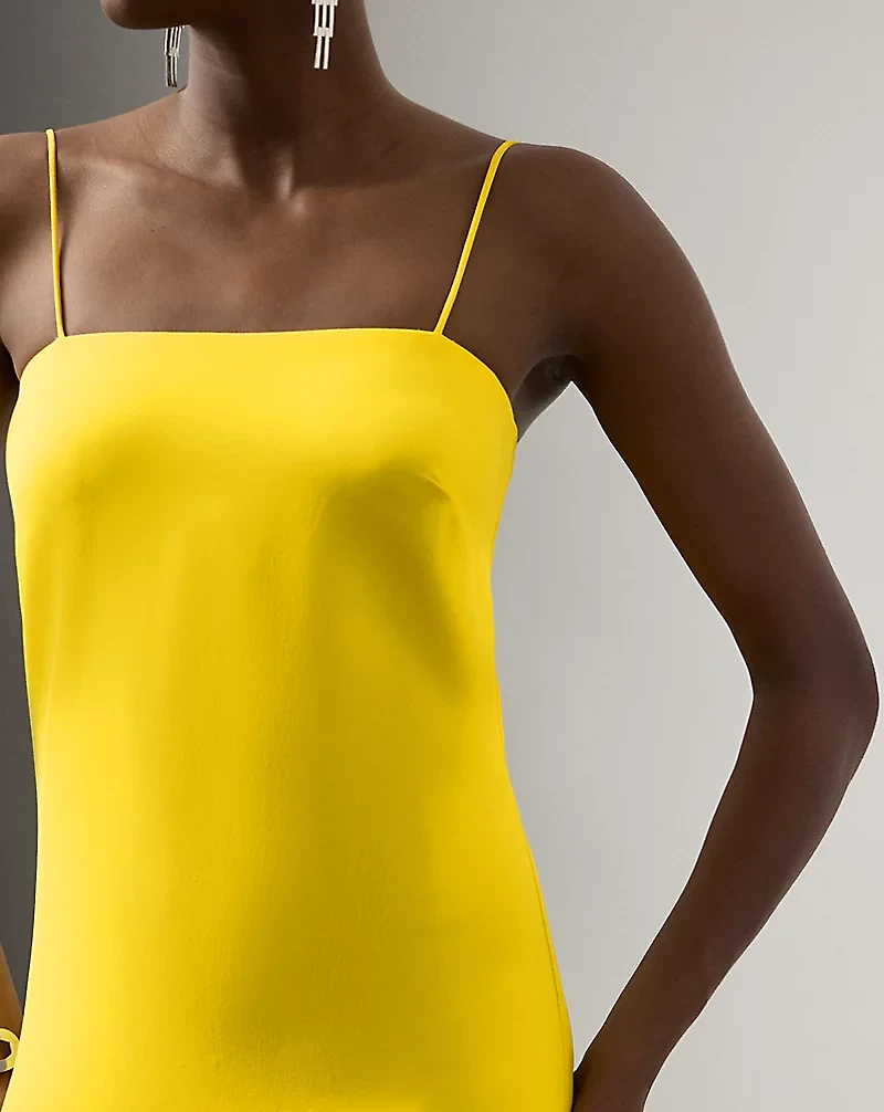 Demetrius Silk Cady Evening Dress