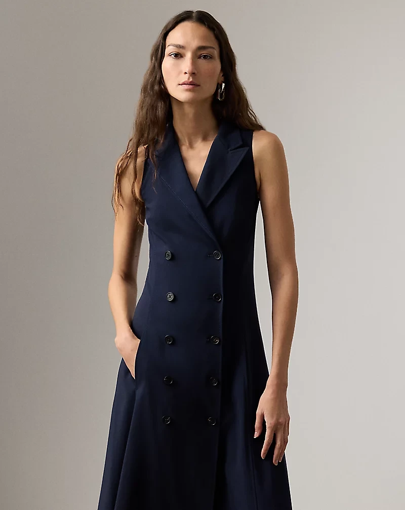 Alecia Cotton-Blend Day Dress