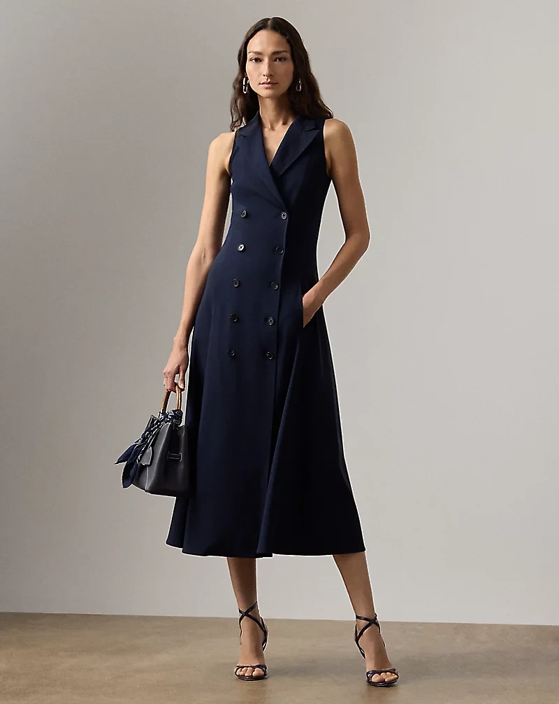 Alecia Cotton-Blend Day Dress