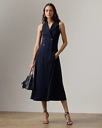 Alecia Cotton-Blend Day Dress