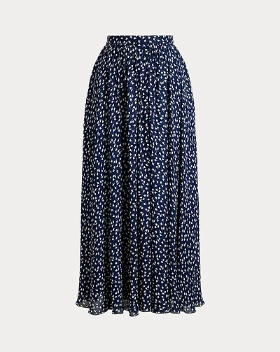 Rebekah Geo-Print Georgette Skirt
