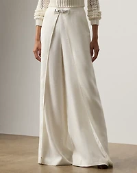 Imann Linen Wide-Leg Pant