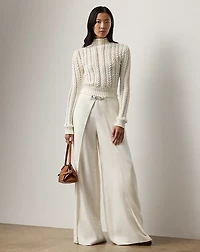 Imann Linen Wide-Leg Pant