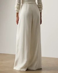 Imann Linen Wide-Leg Pant