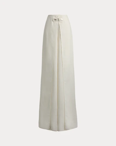 Imann Linen Wide-Leg Pant