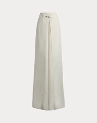 Imann Linen Wide-Leg Pant