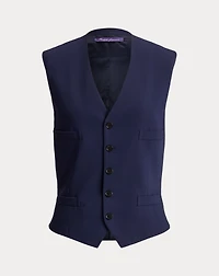 Jaiden Wool Gabardine Vest