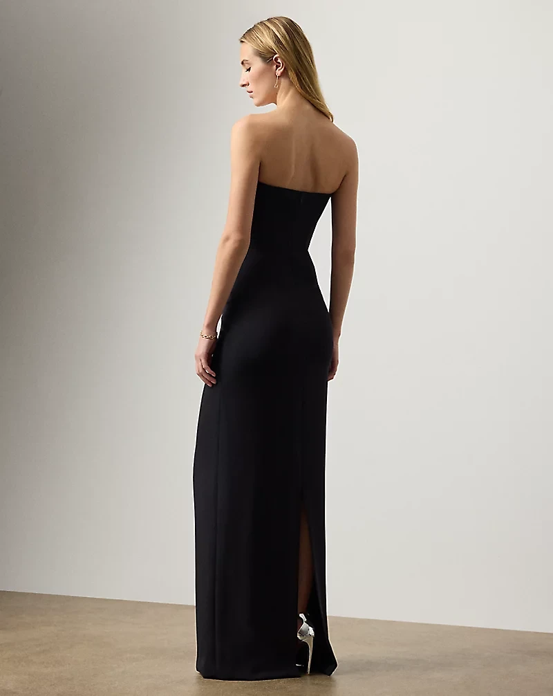 Shelly Silk Cady Evening Dress