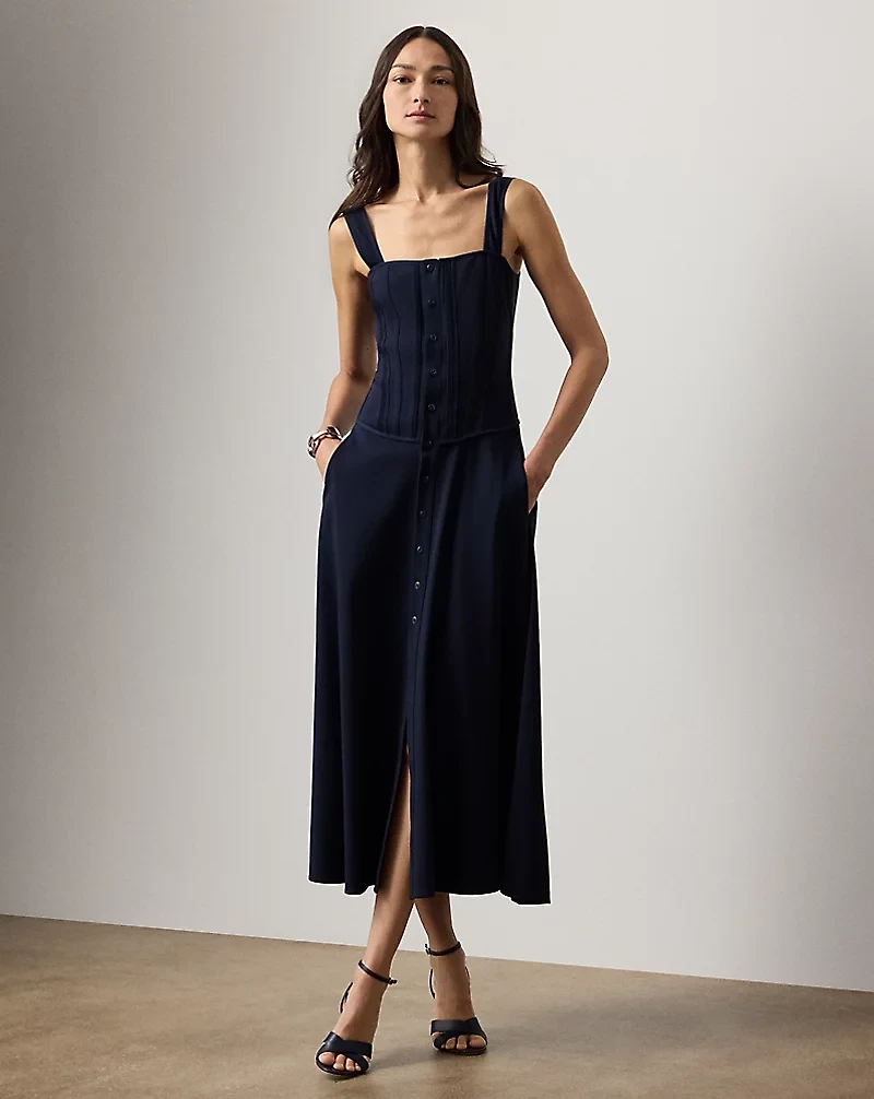 Sophee Cotton-Blend Sleeveless Day Dress