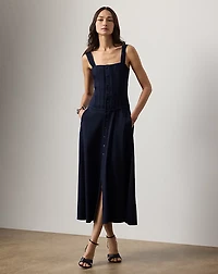 Sophee Cotton-Blend Sleeveless Day Dress