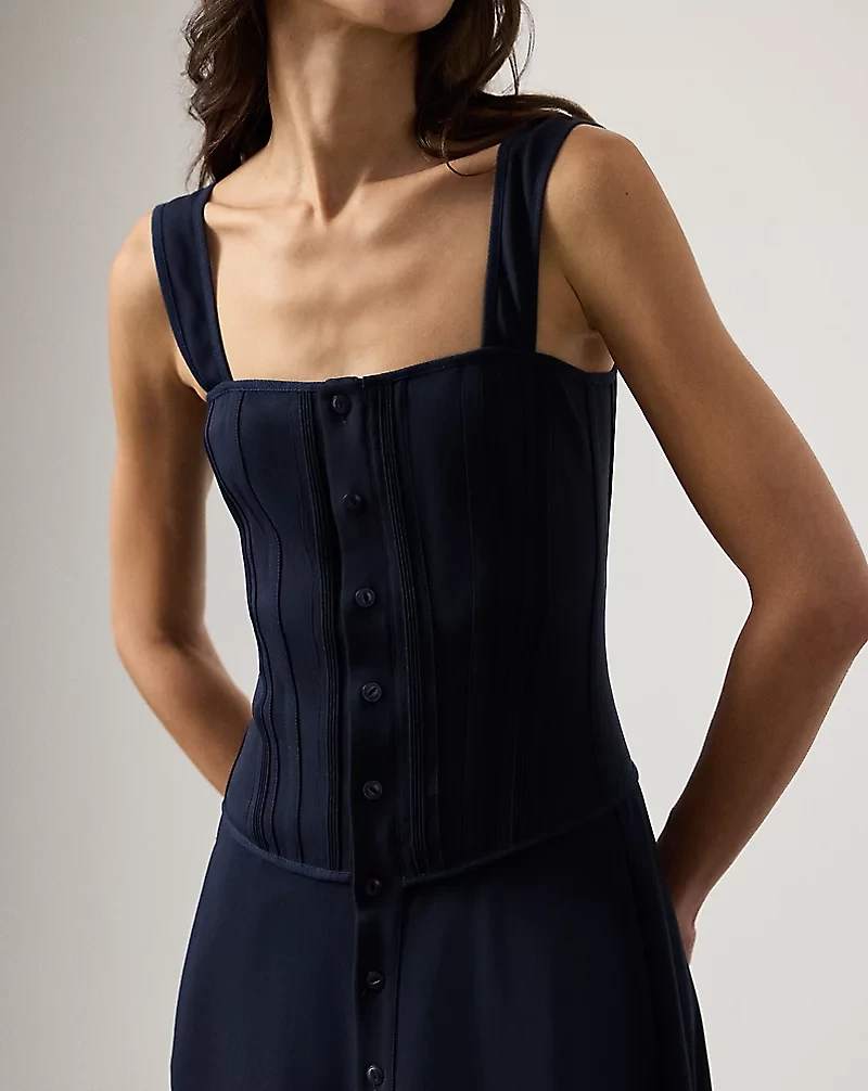 Sophee Cotton-Blend Sleeveless Day Dress