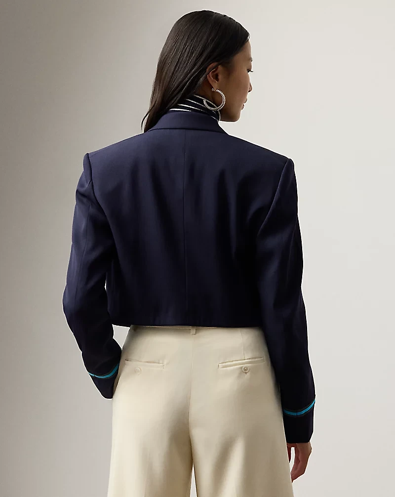 Nell Wool-Blend Gabardine Jacket