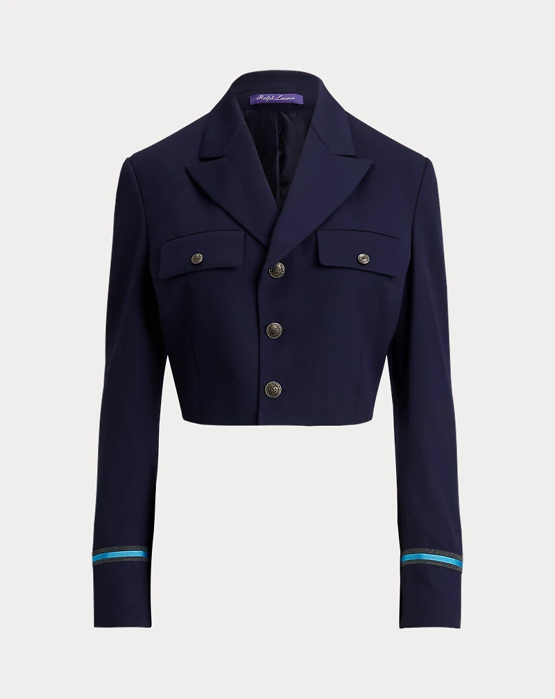 Nell Wool-Blend Gabardine Jacket
