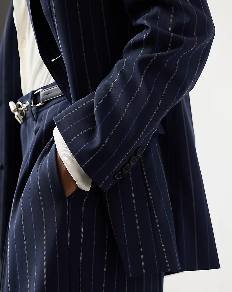 Marcy Striped Wool Jacket