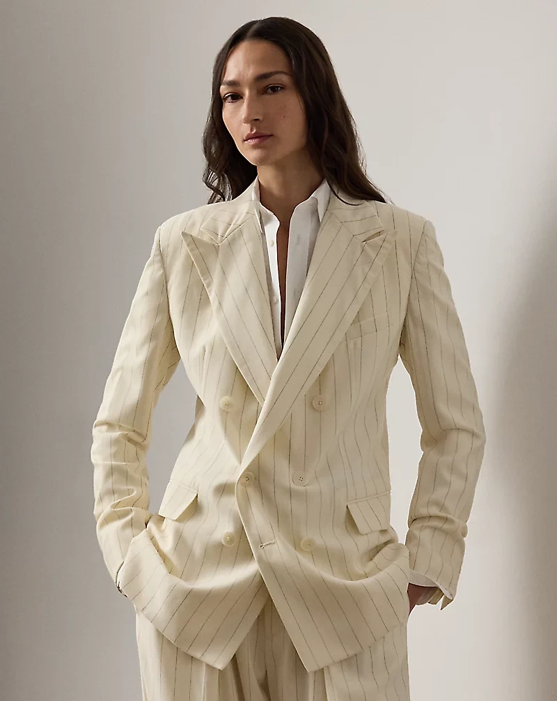 Ramona Striped Wool Jacket