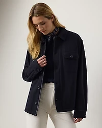 Hollins Felted Cashmere Jersey Shacket