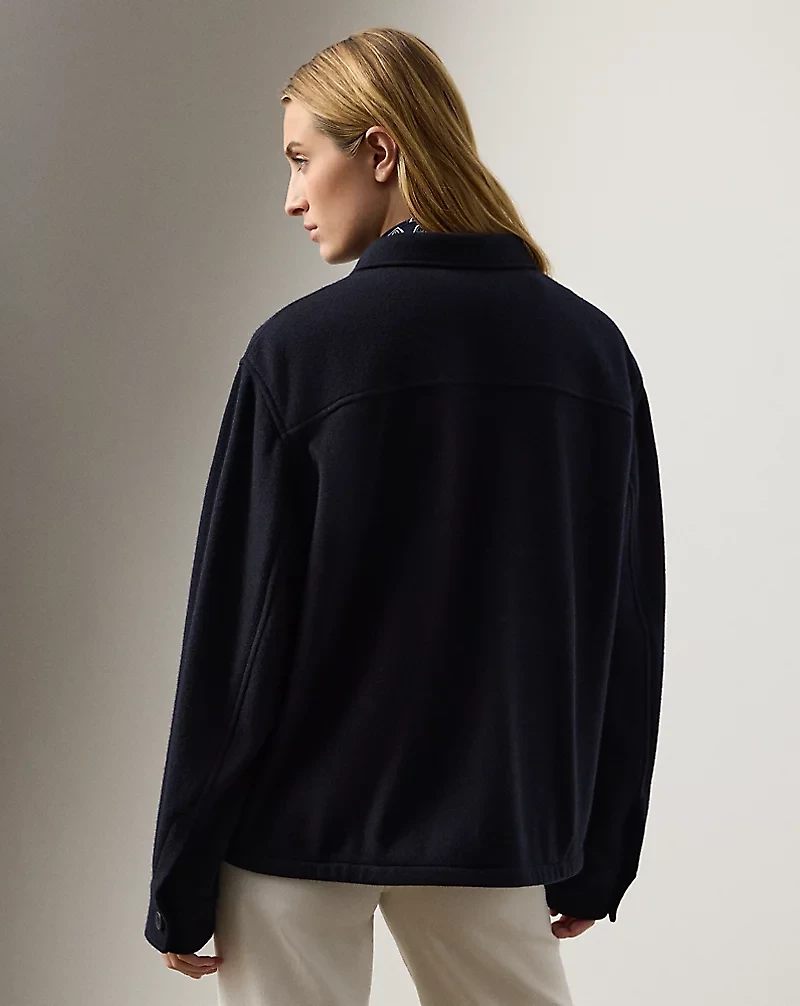 Hollins Felted Cashmere Jersey Shacket