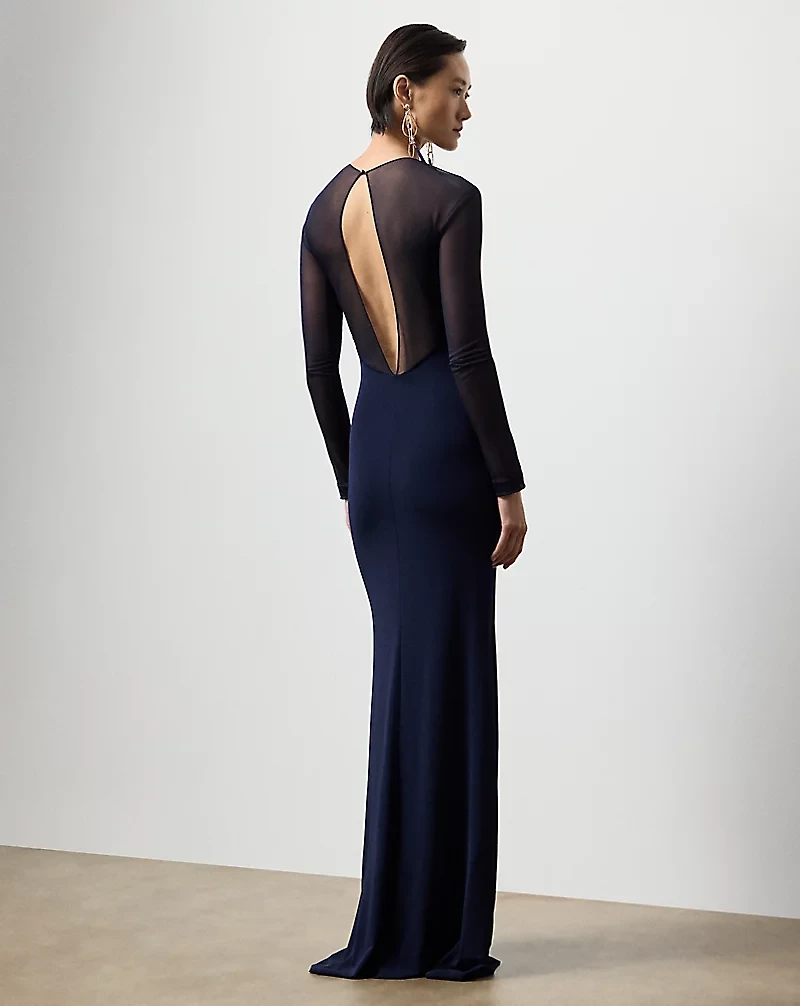 Brynn Jersey Evening Dress