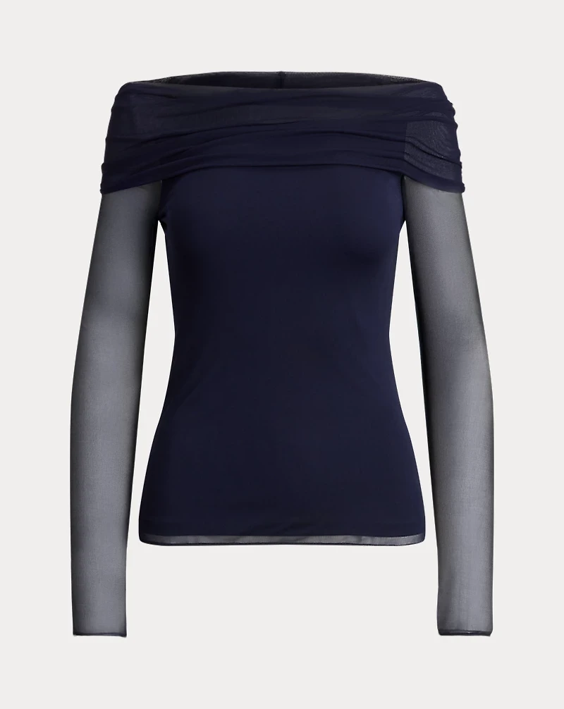 Noreen Jersey Off-the-Shoulder Top