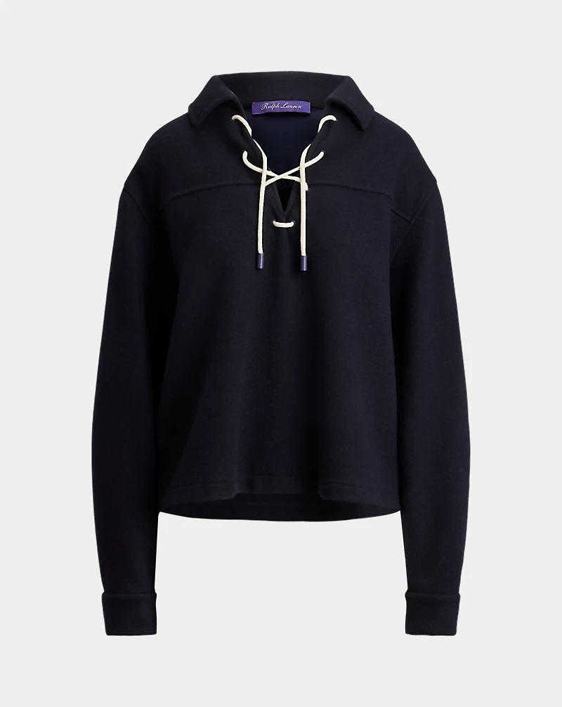 Tyrus Felted Cashmere Jersey Sweatshirt