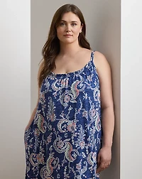 Paisley Double-Strap Ballet Nightgown