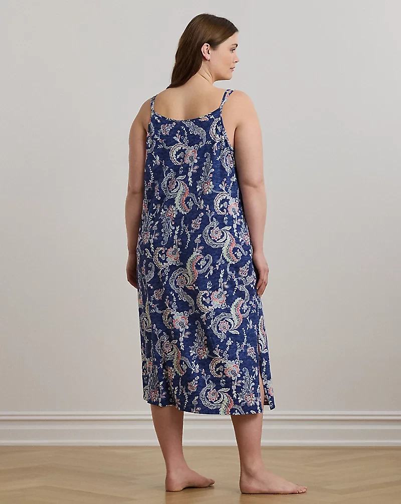 Paisley Double-Strap Ballet Nightgown