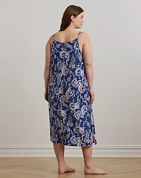 Paisley Double-Strap Ballet Nightgown