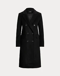 Double-Breasted Wool-Blend Coat